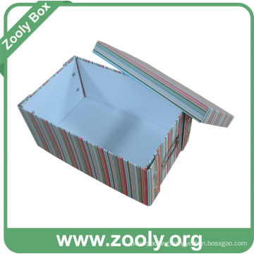 Printed Rigid Folding Paper Box with Lid